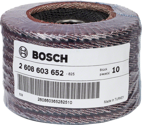Abrasivo de láminas Bosch para el acabado de superficies.